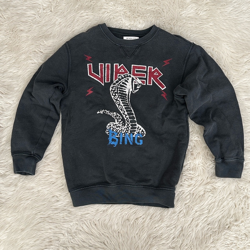 Anine Bing Viper' Cobra Graphic Crewneck Sweatshirt